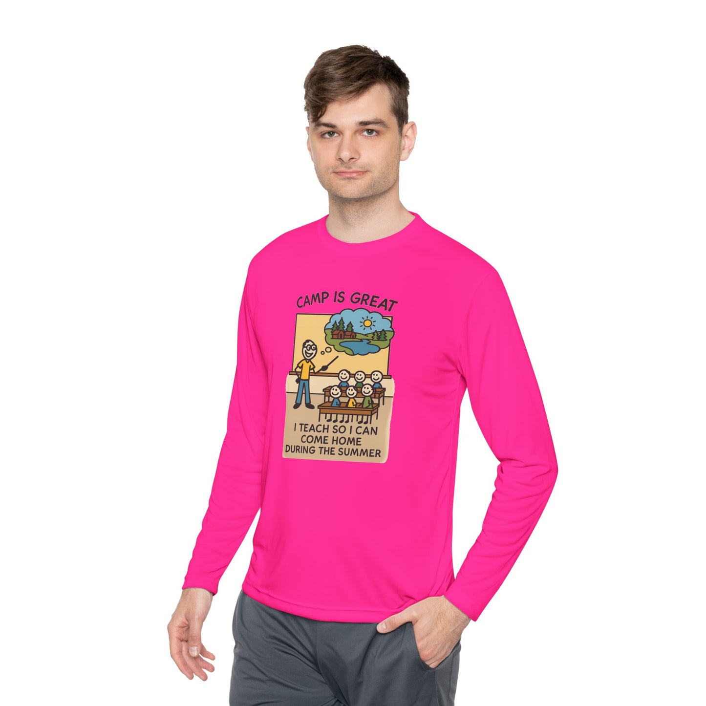 Unisex Lightweight Long Sleeve Tee Teacher