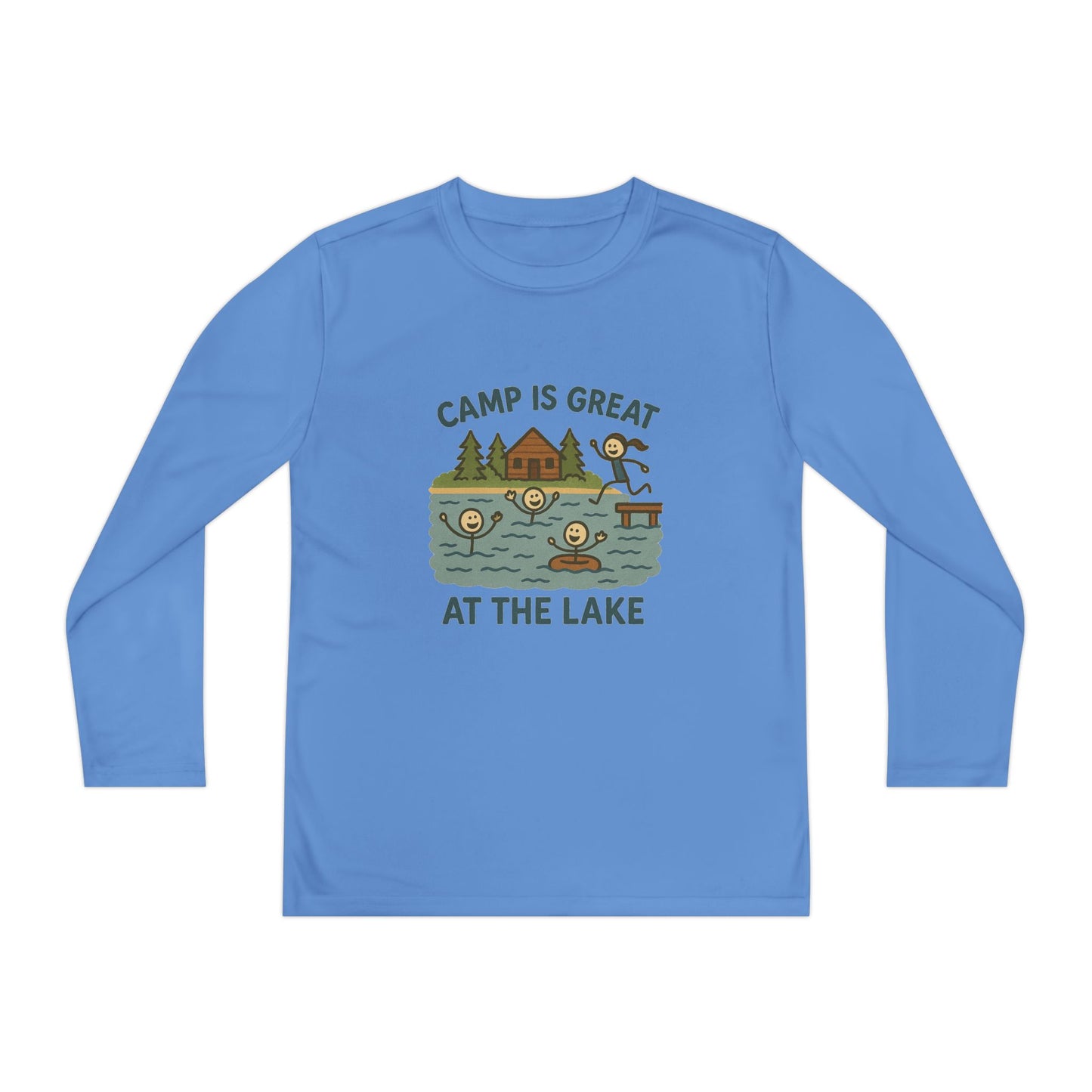 Youth Long Sleeve Competitor Tee Lake