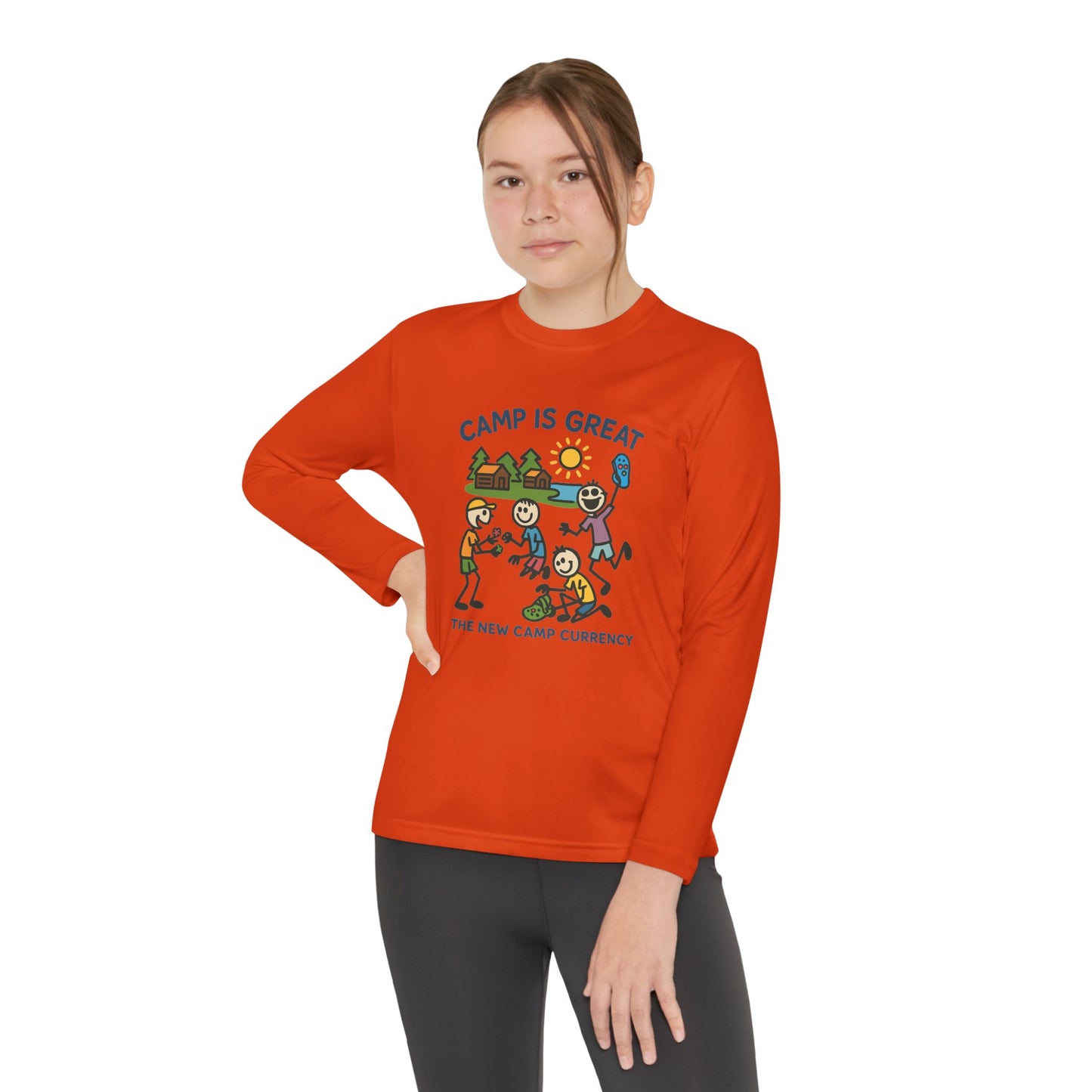 Youth Long Sleeve Competitor Tee Shoe Charms