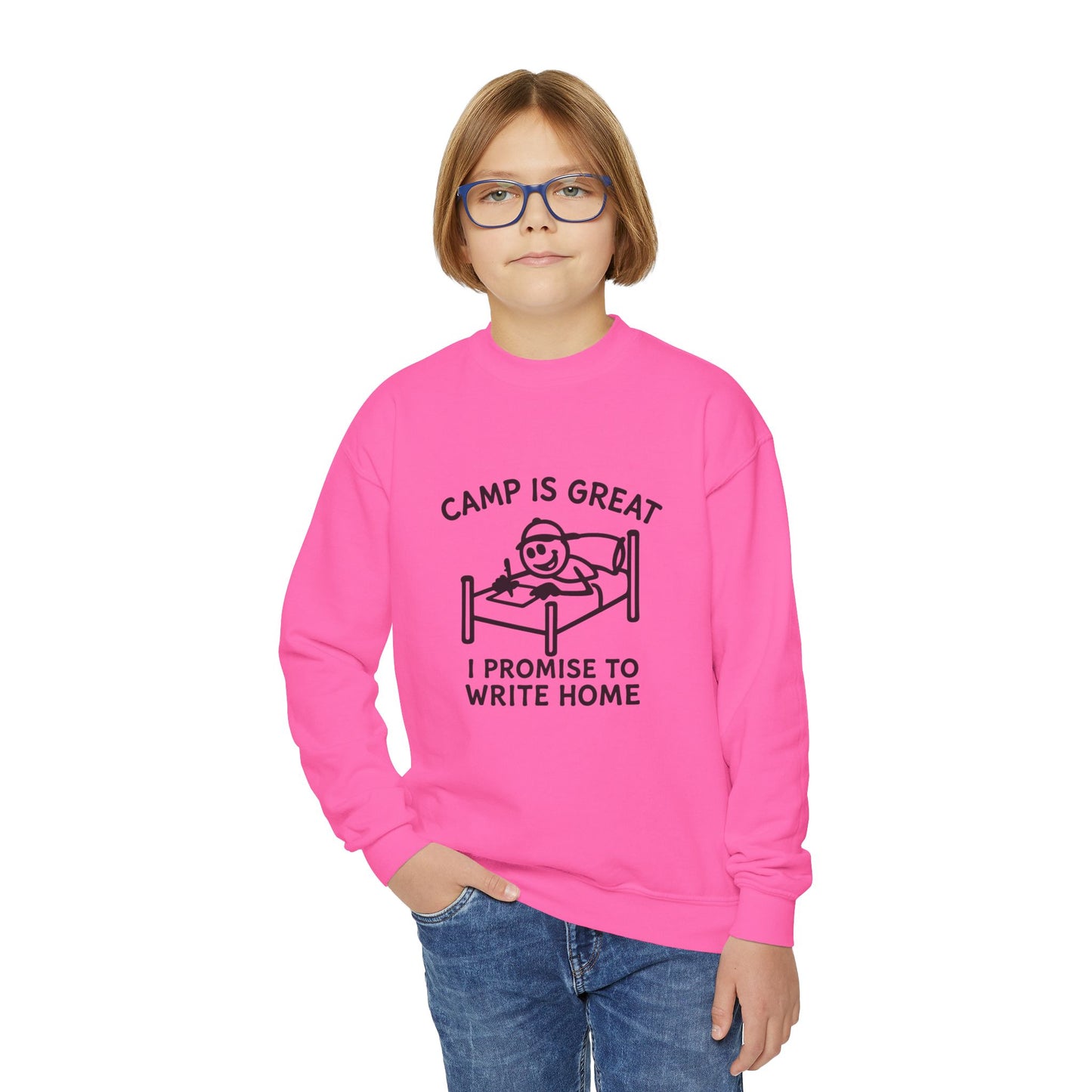 Youth Crewneck Sweatshirt Write Home
