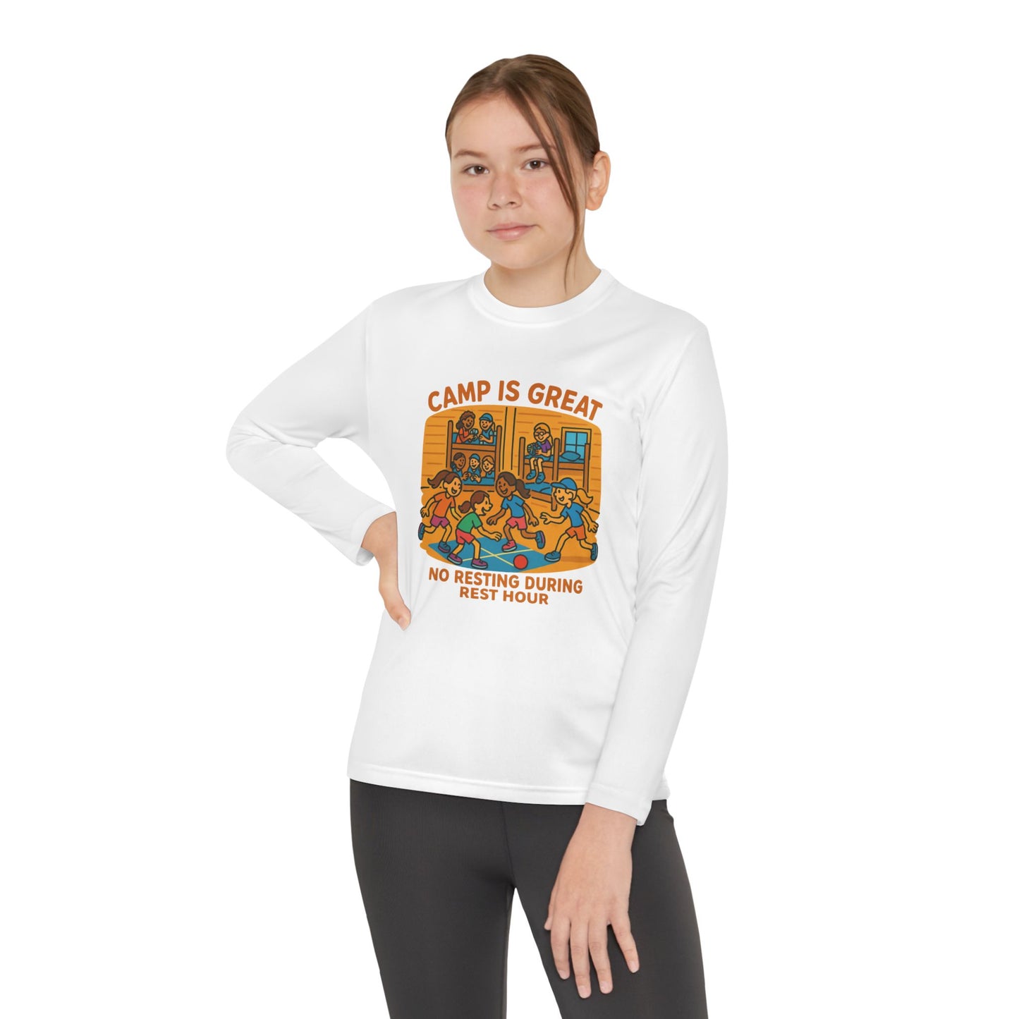 Youth Long Sleeve Competitor Tee Rest Hour