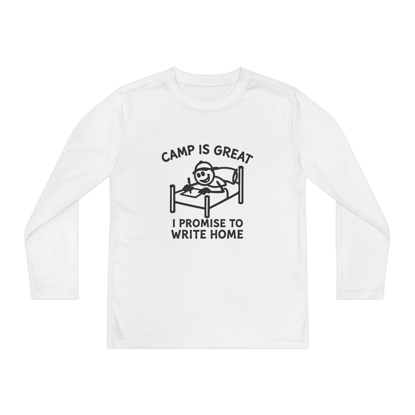 Youth Long Sleeve Competitor Tee Write Home