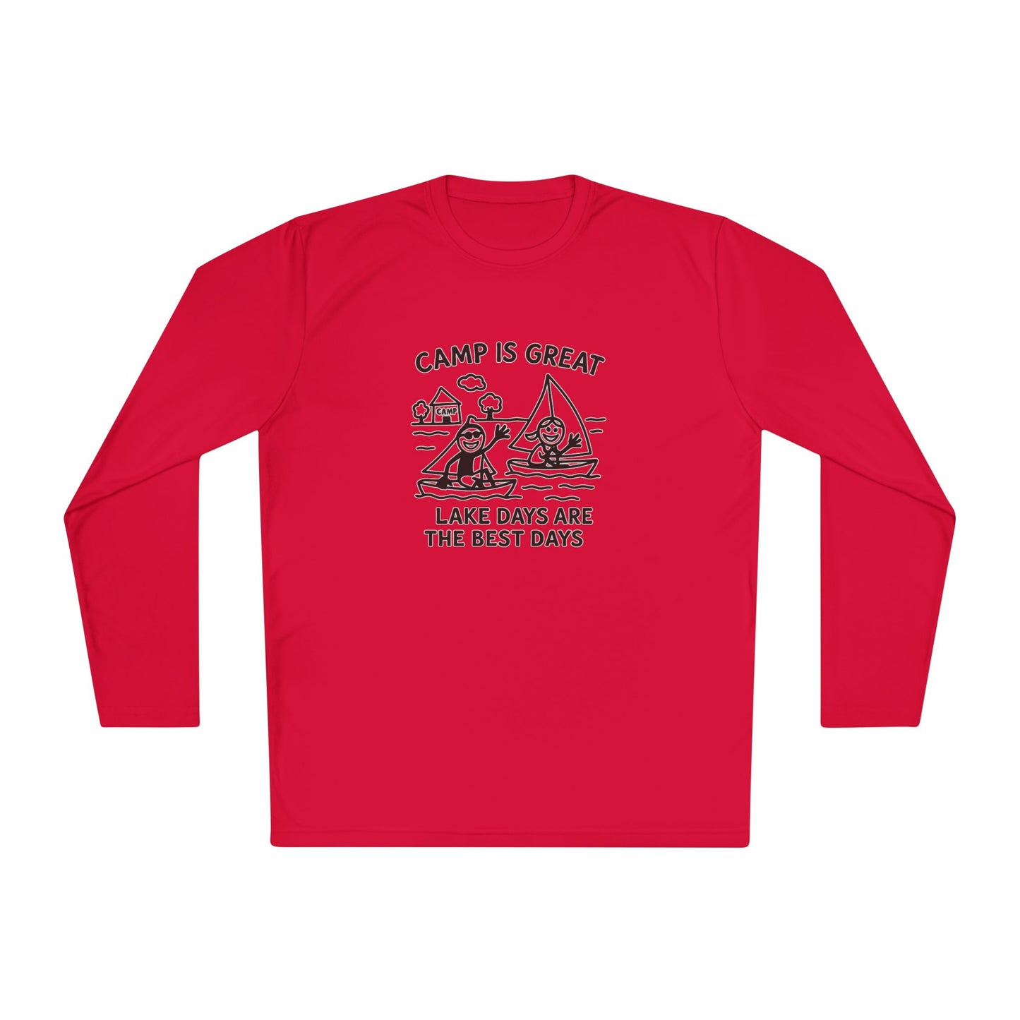 Unisex Lightweight Long Sleeve Tee Lake Days