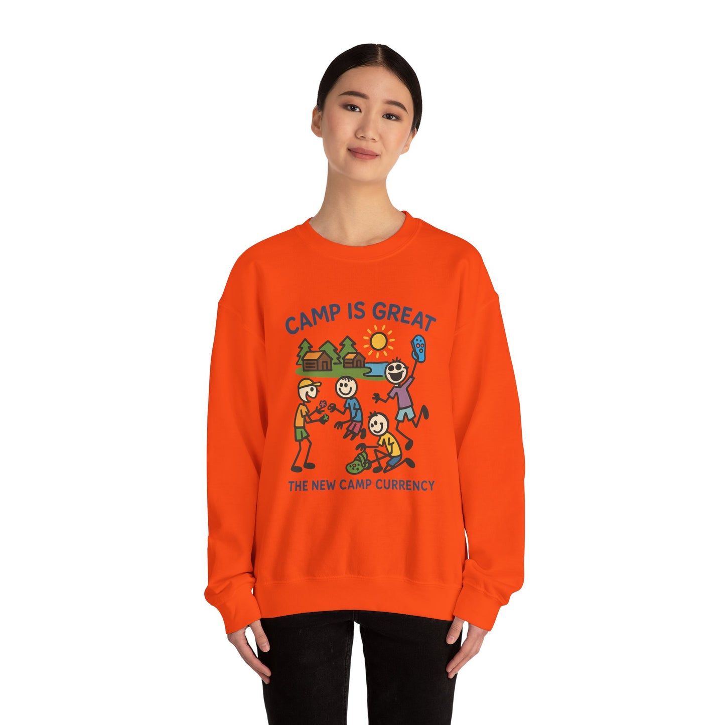 Unisex Heavy Blend™ Crewneck Sweatshirt Shoe Charms