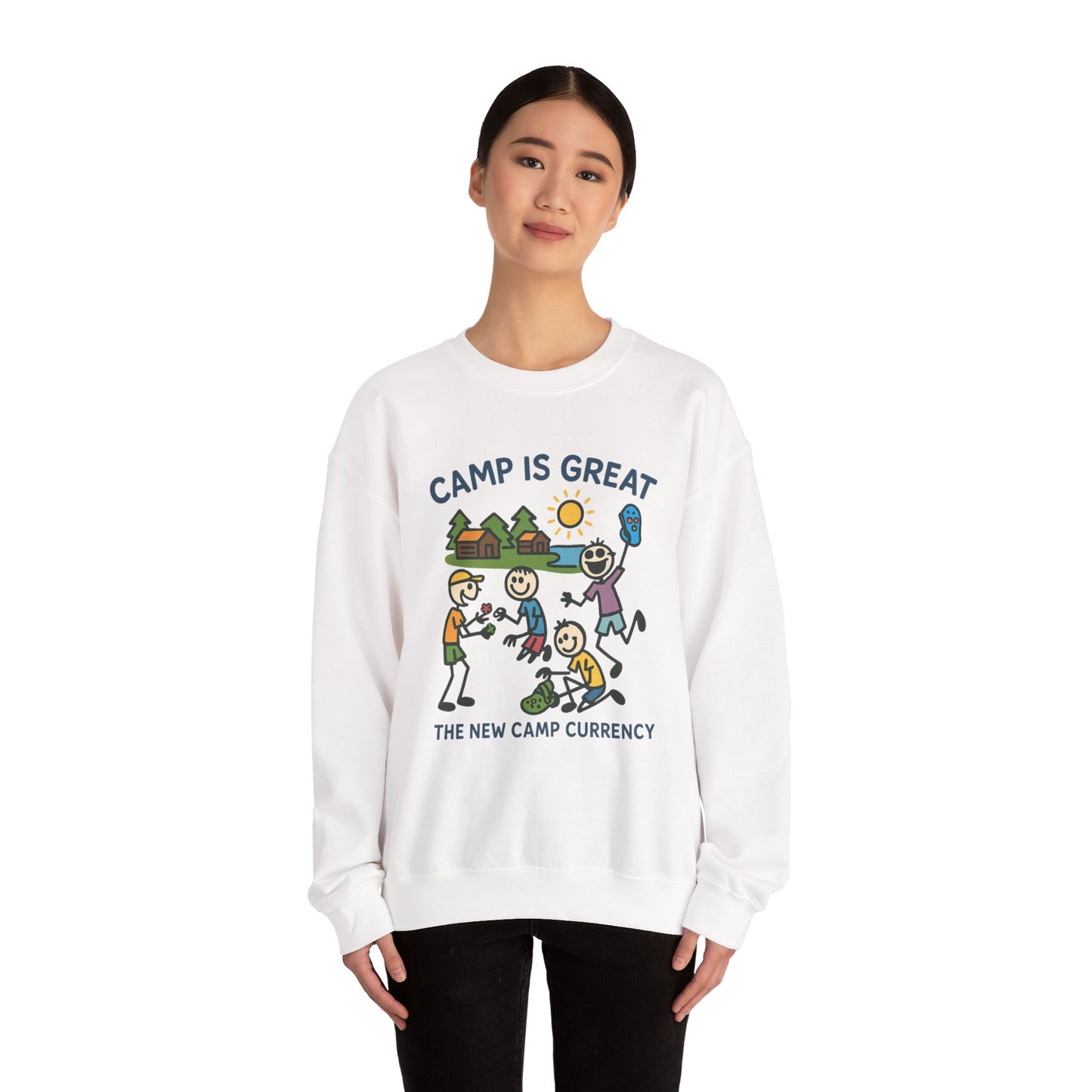 Unisex Heavy Blend™ Crewneck Sweatshirt Shoe Charms