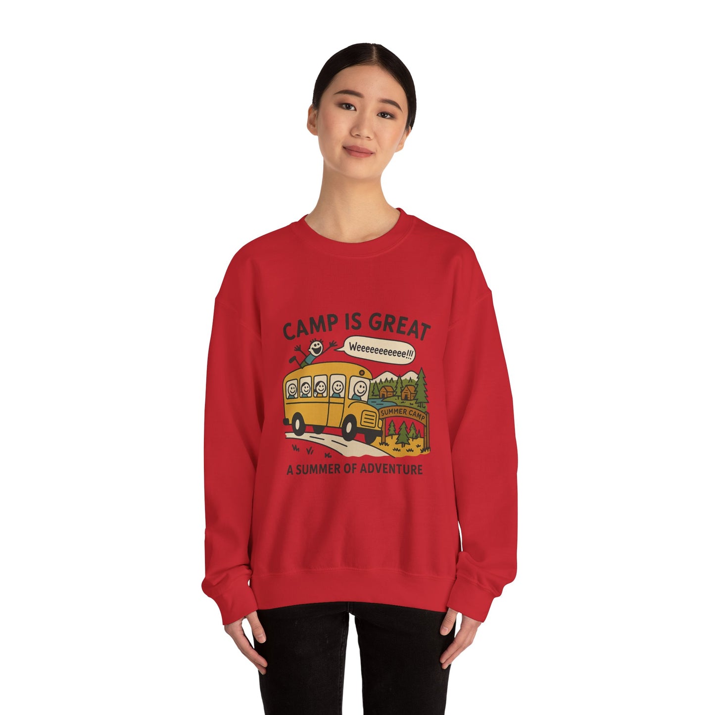 Unisex Heavy Blend™ Crewneck Sweatshirt Bus