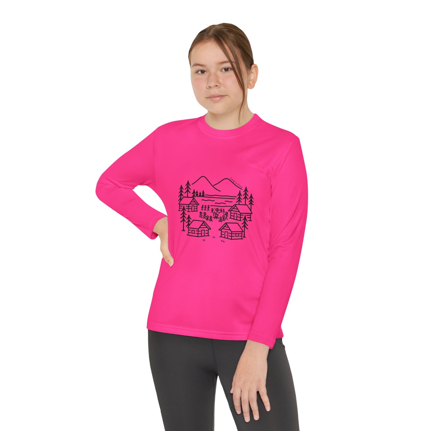 Youth Long Sleeve Competitor Tee Landscape