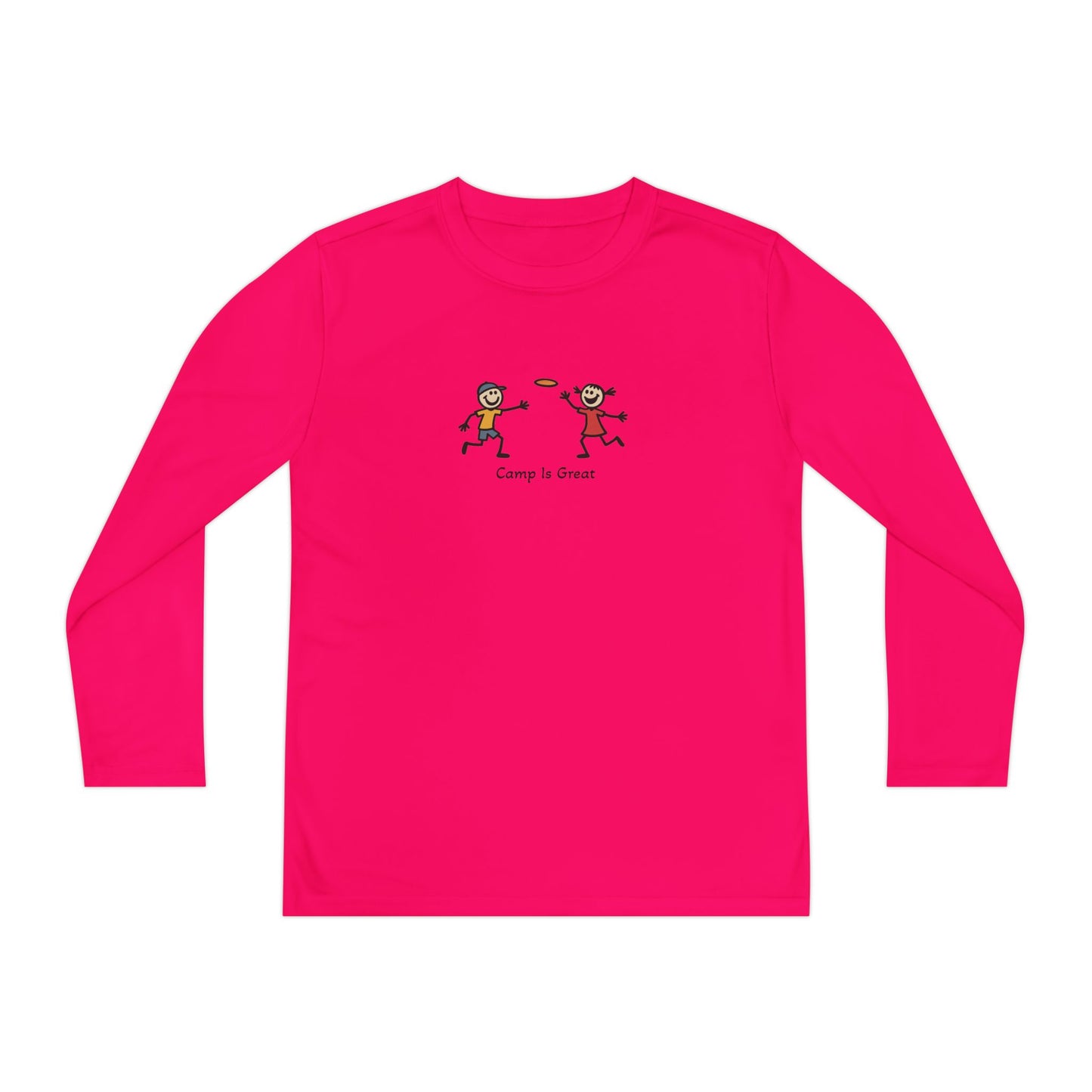 Youth Long Sleeve Competitor Tee Frisbee