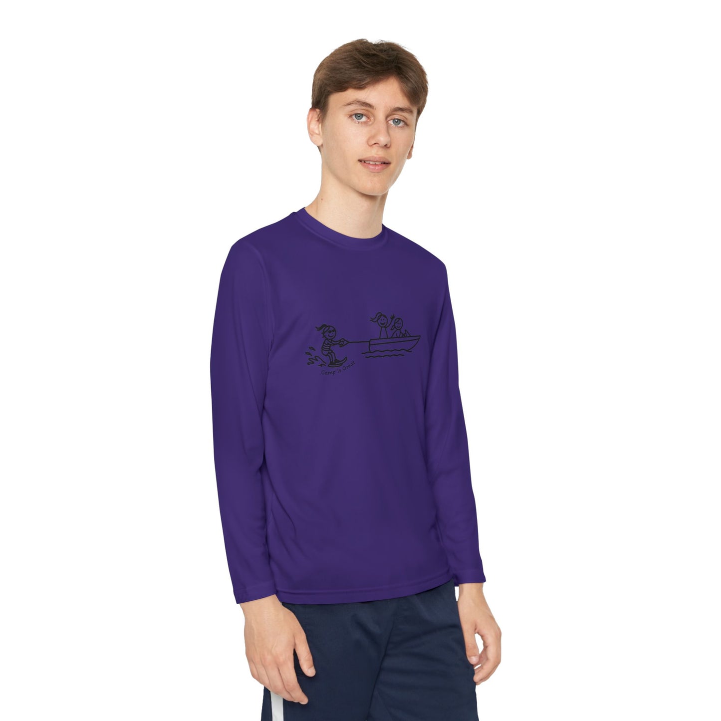 Youth Long Sleeve Competitor Tee Waterski