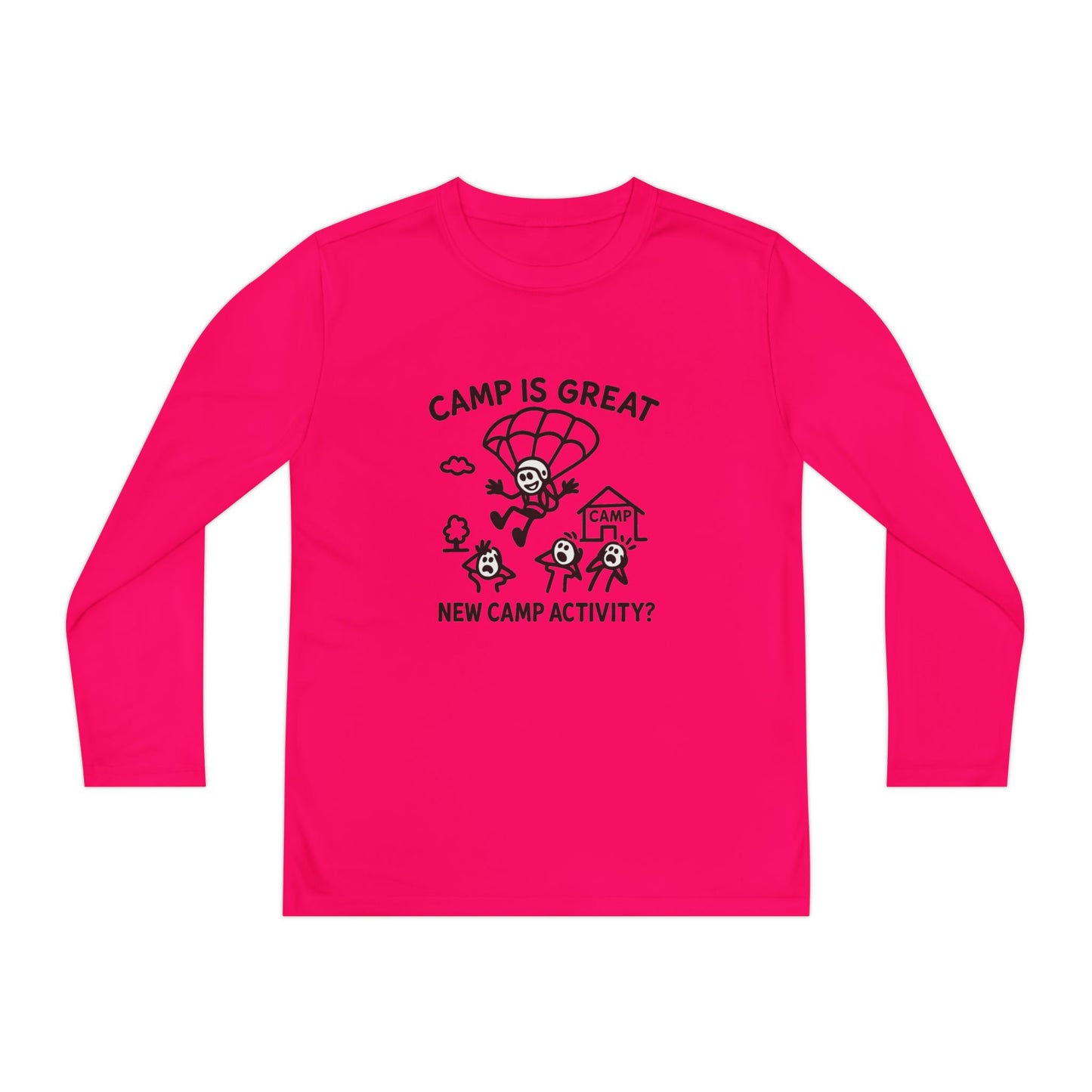 Youth Long Sleeve Competitor Tee Skydiving