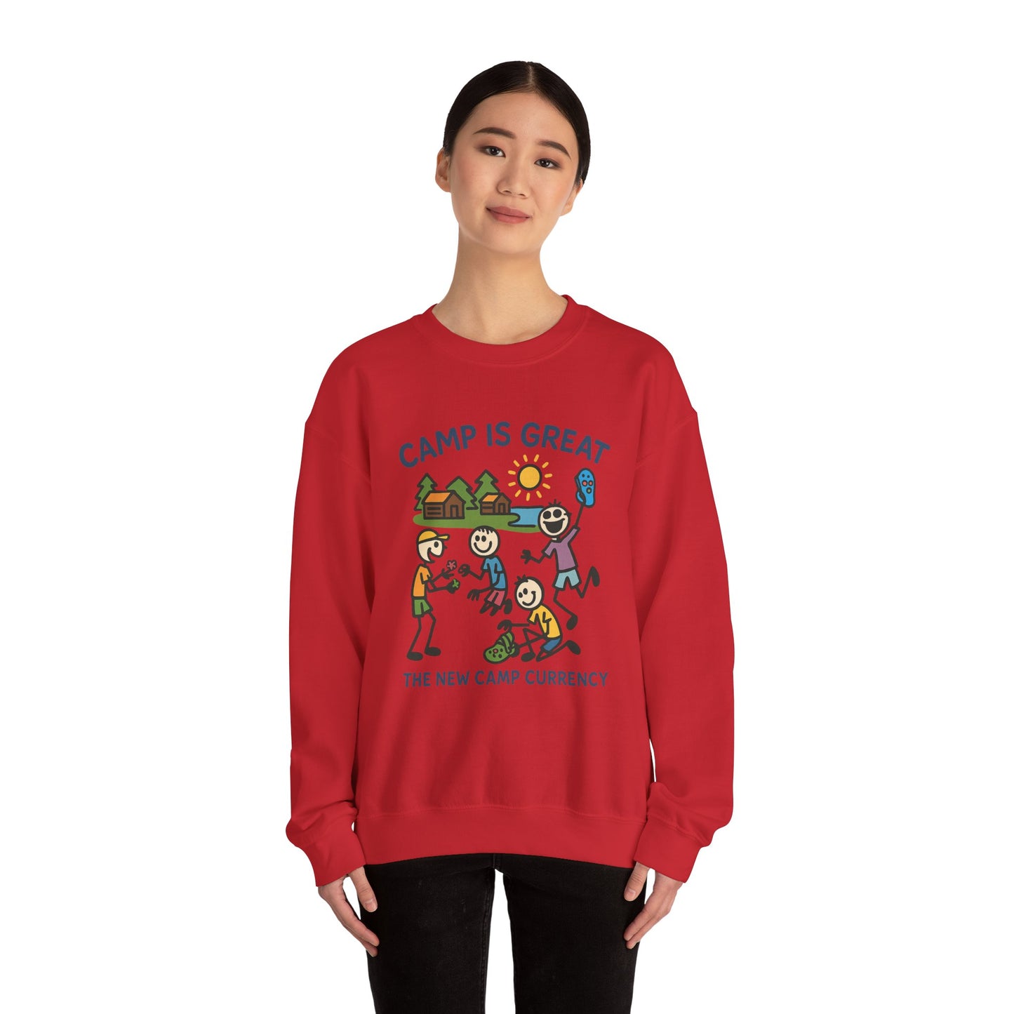 Unisex Heavy Blend™ Crewneck Sweatshirt Shoe Charms