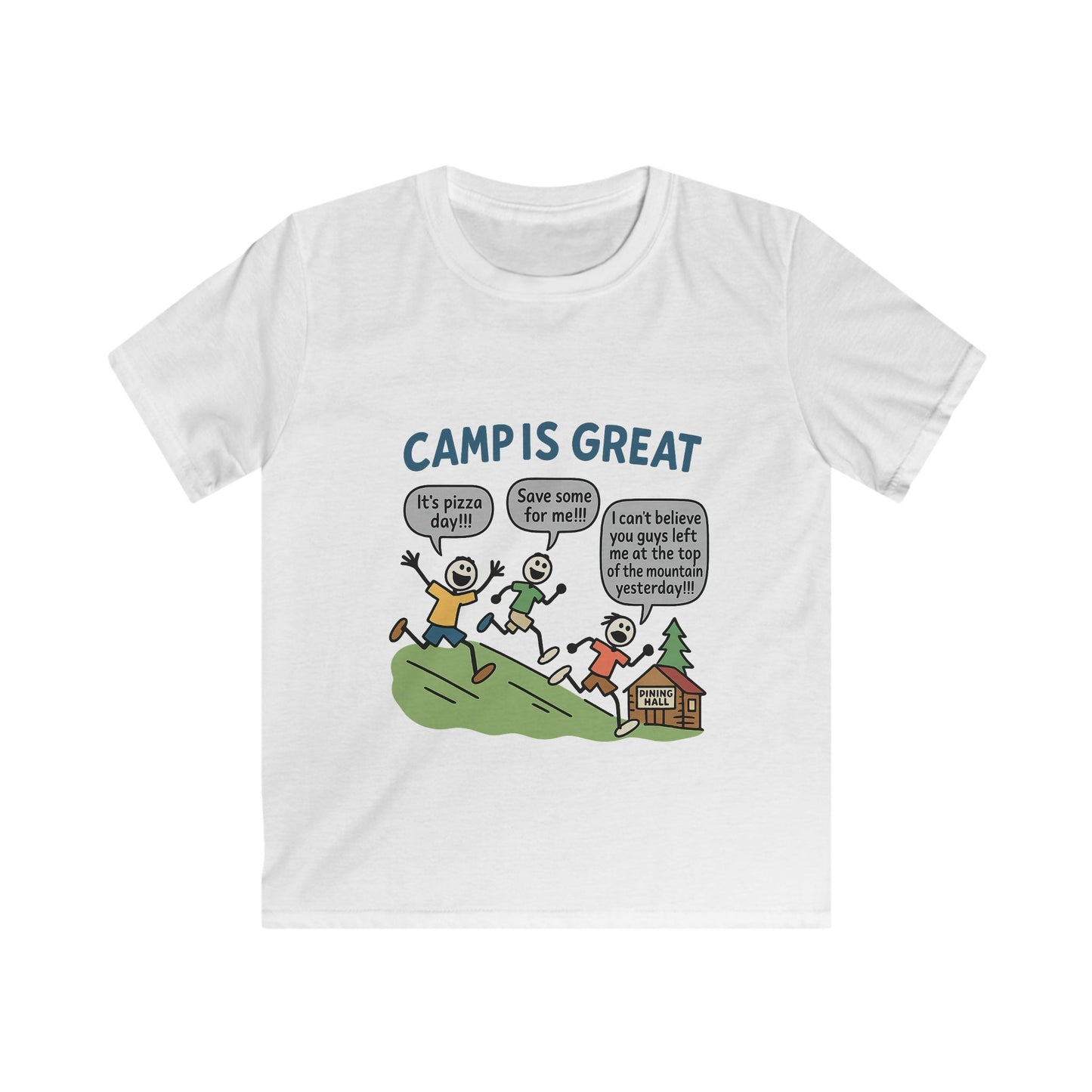 Kids Softstyle Tee Pizza Day