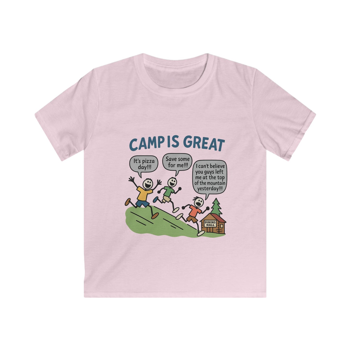 Kids Softstyle Tee Pizza Day
