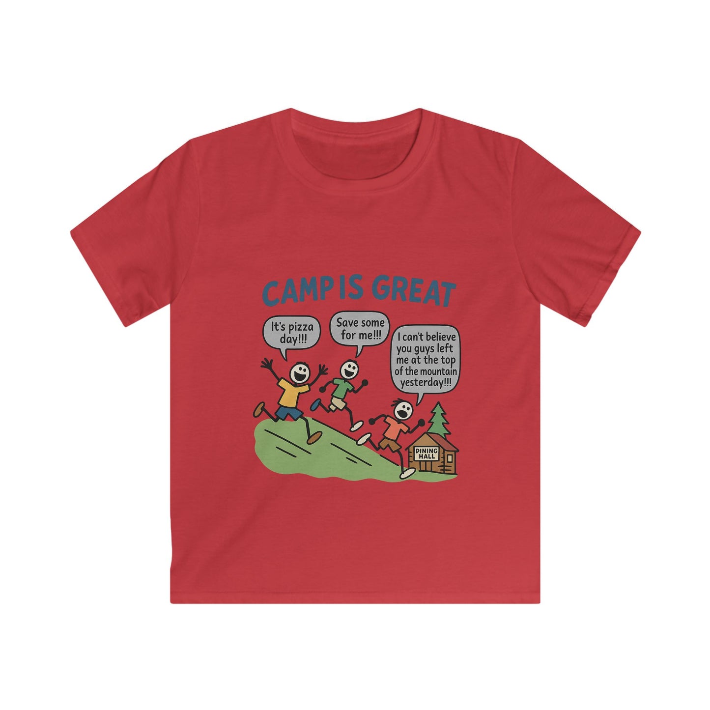 Kids Softstyle Tee Pizza Day