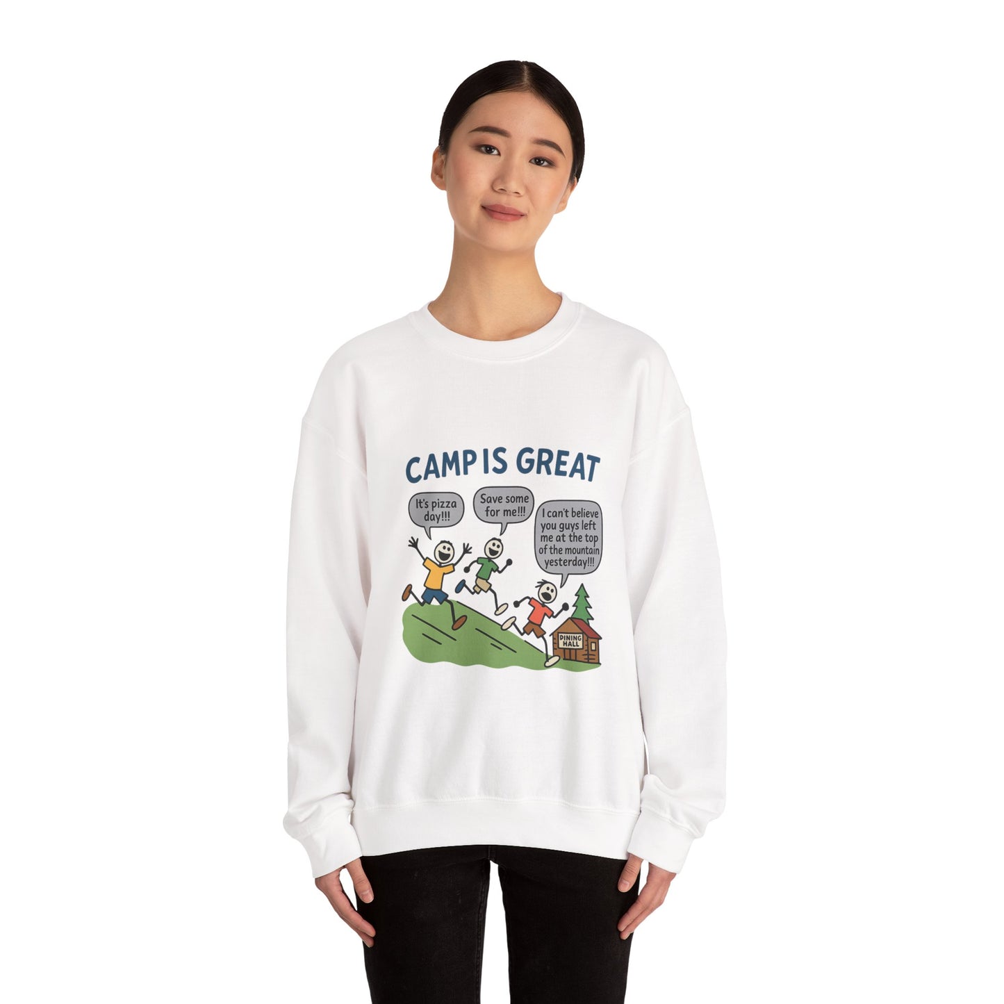 Unisex Heavy Blend™ Crewneck Sweatshirt Pizza Day