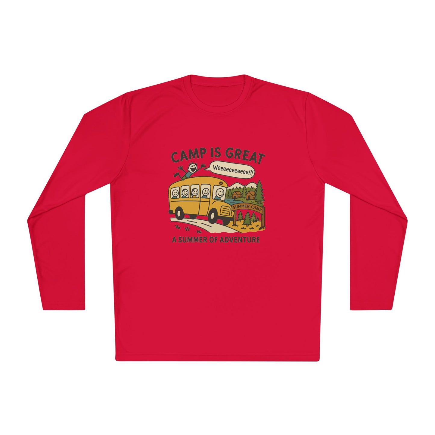 Unisex Lightweight Long Sleeve Tee Bus