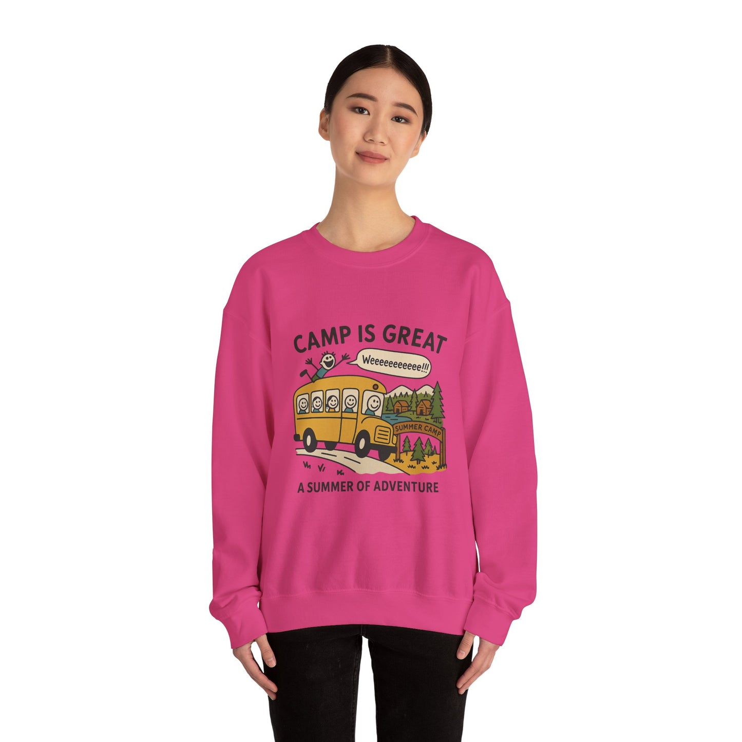 Unisex Heavy Blend™ Crewneck Sweatshirt Bus