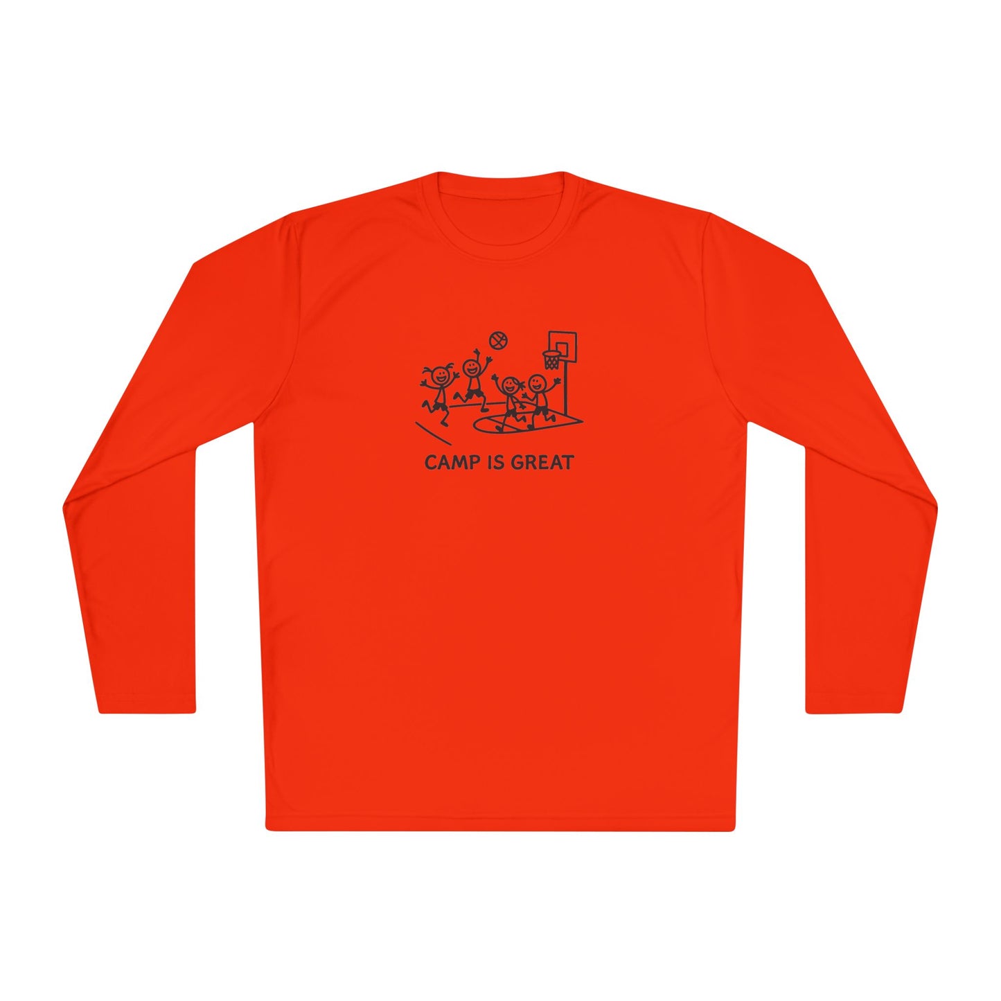 Unisex Lightweight Long Sleeve Tee Basketball