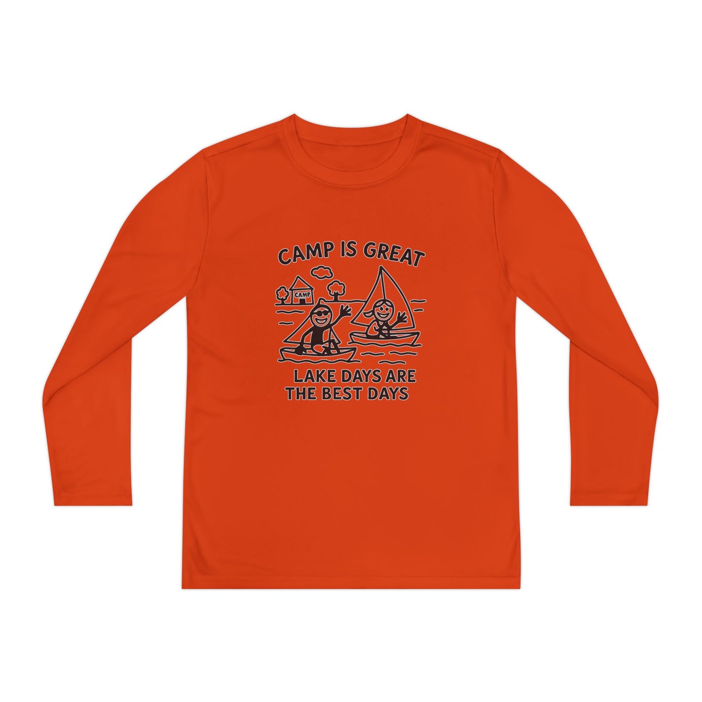 Youth Long Sleeve Competitor Tee Lake Days