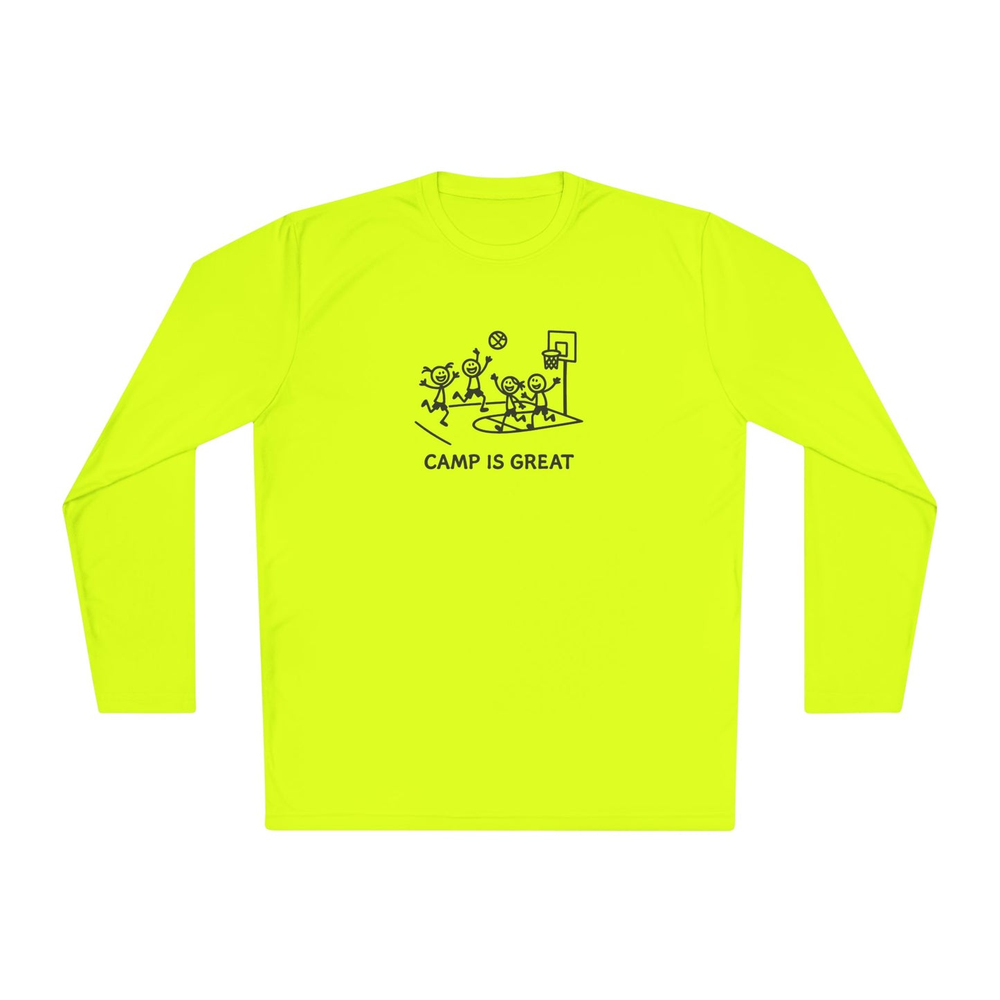 Unisex Lightweight Long Sleeve Tee Basketball