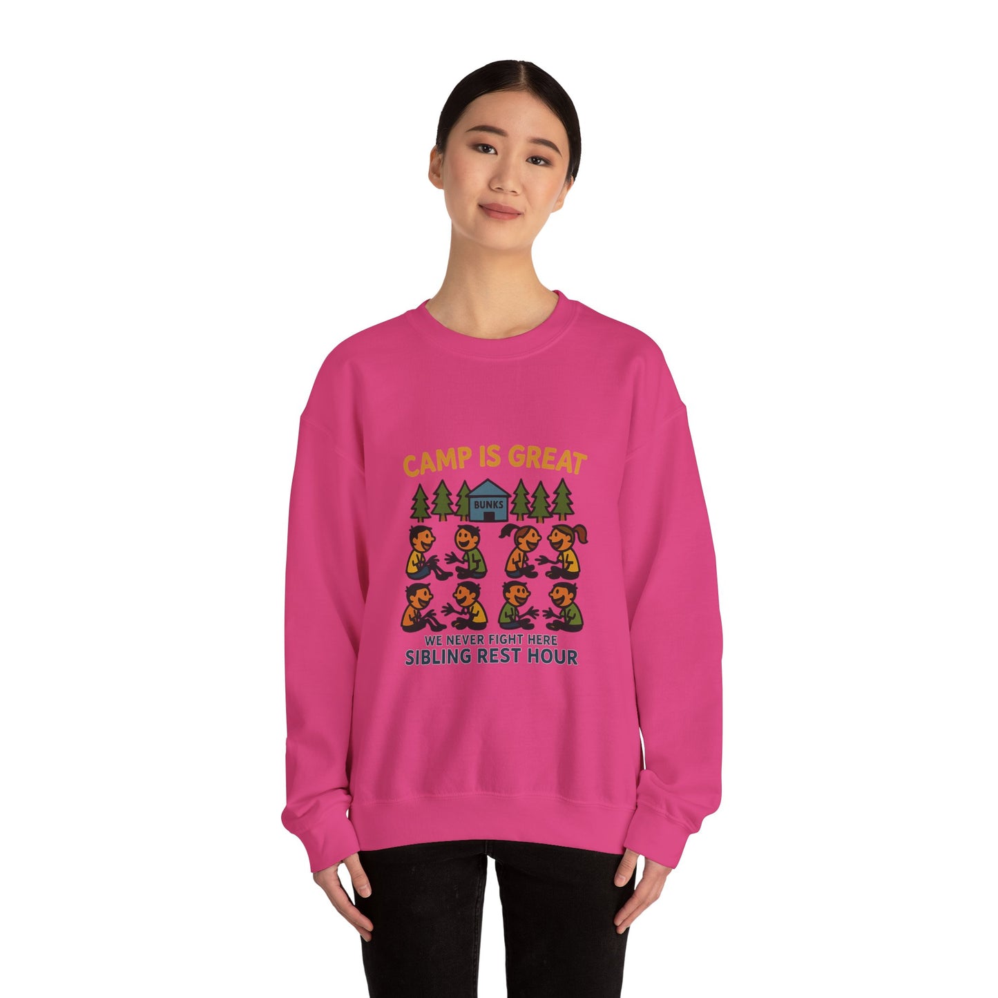 Unisex Heavy Blend™ Crewneck Sweatshirt Sibling Rest Hour