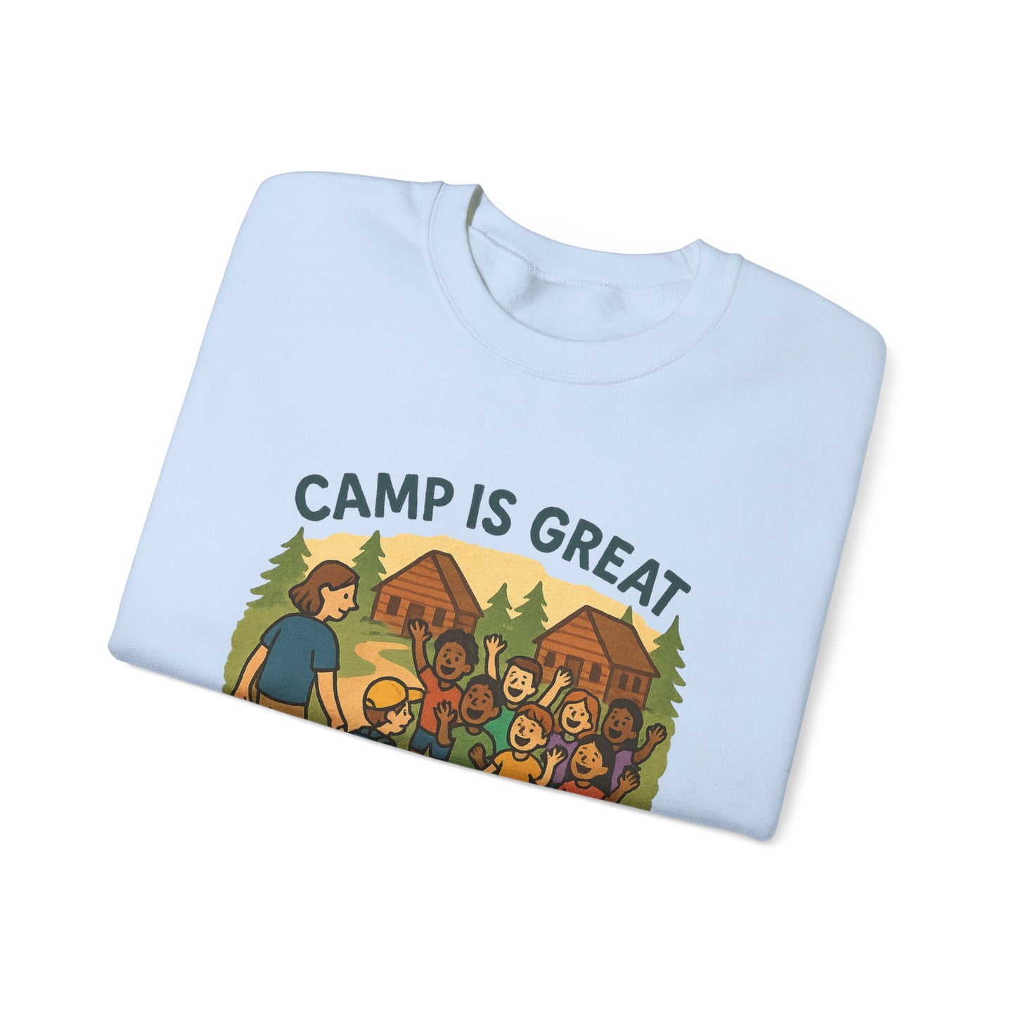 Unisex Heavy Blend™ Crewneck Sweatshirt First Time Camper