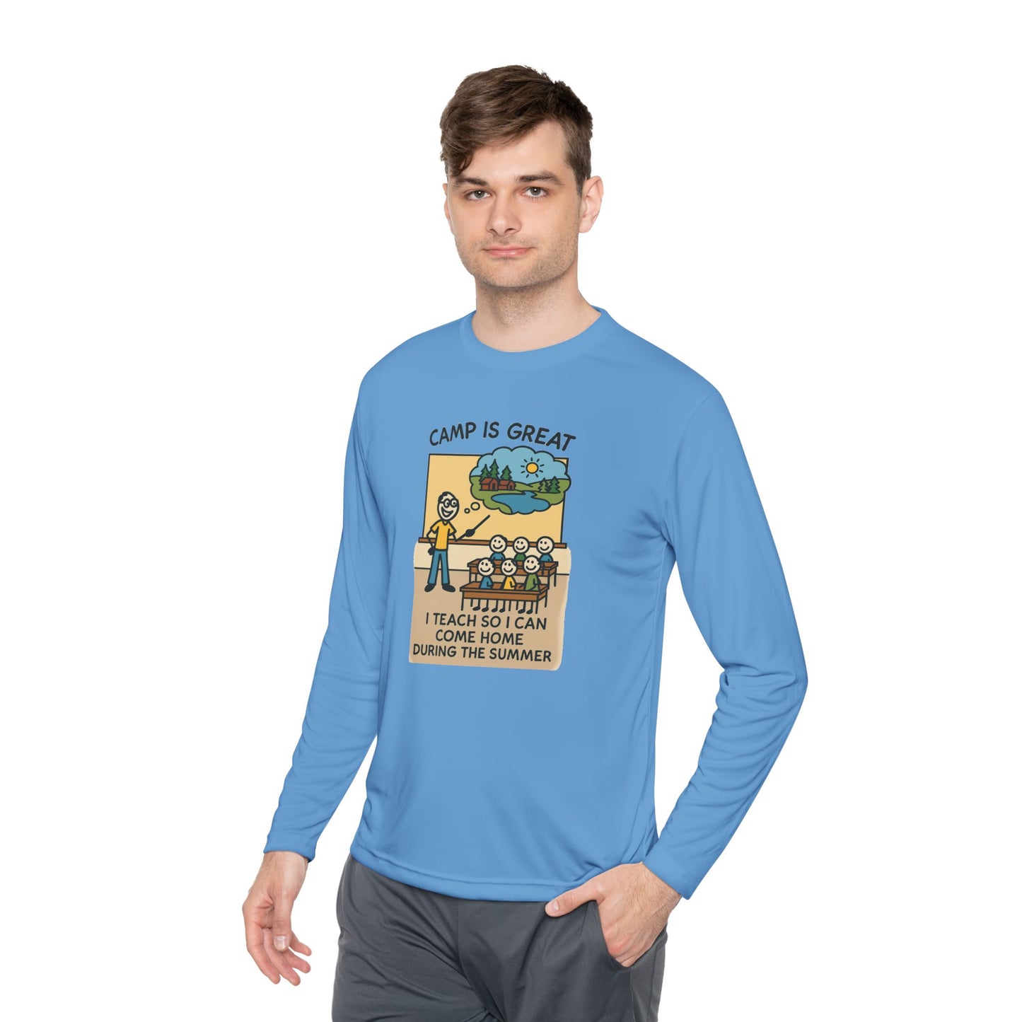 Unisex Lightweight Long Sleeve Tee Teacher