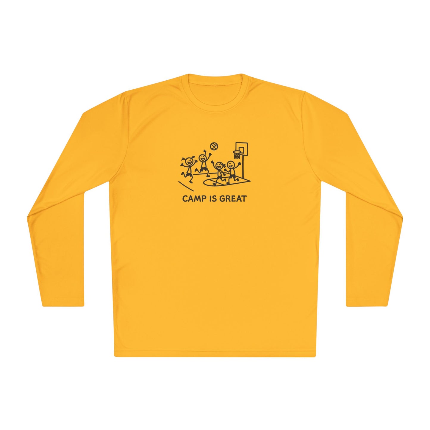 Unisex Lightweight Long Sleeve Tee Basketball