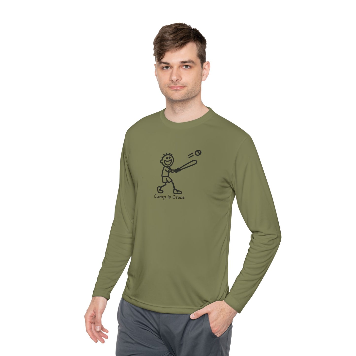 Unisex Lightweight Long Sleeve Tee Baseball