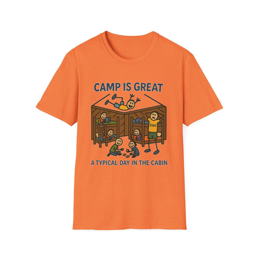Unisex Softstyle T-Shirt Typical Day in the Cabin