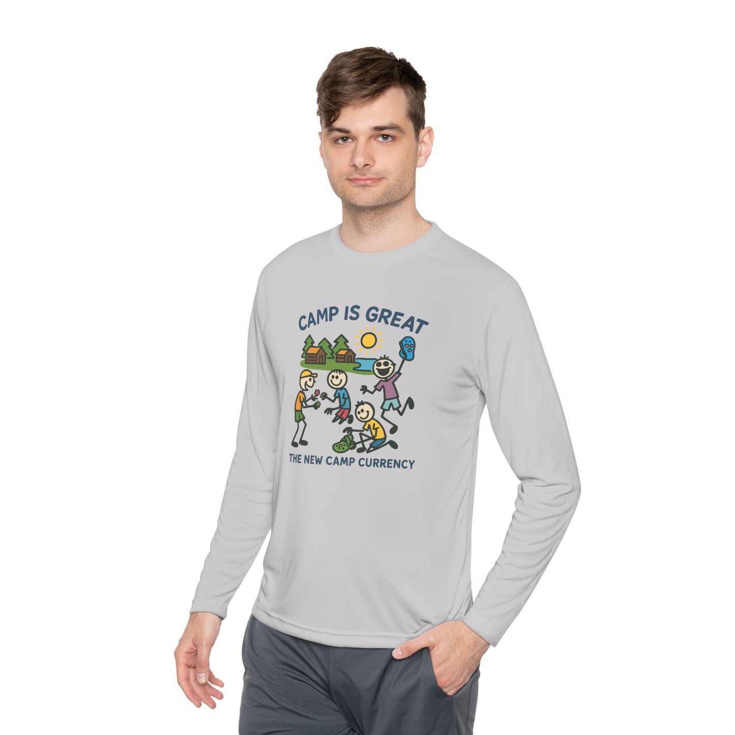 Unisex Lightweight Long Sleeve Tee Shoe Charms