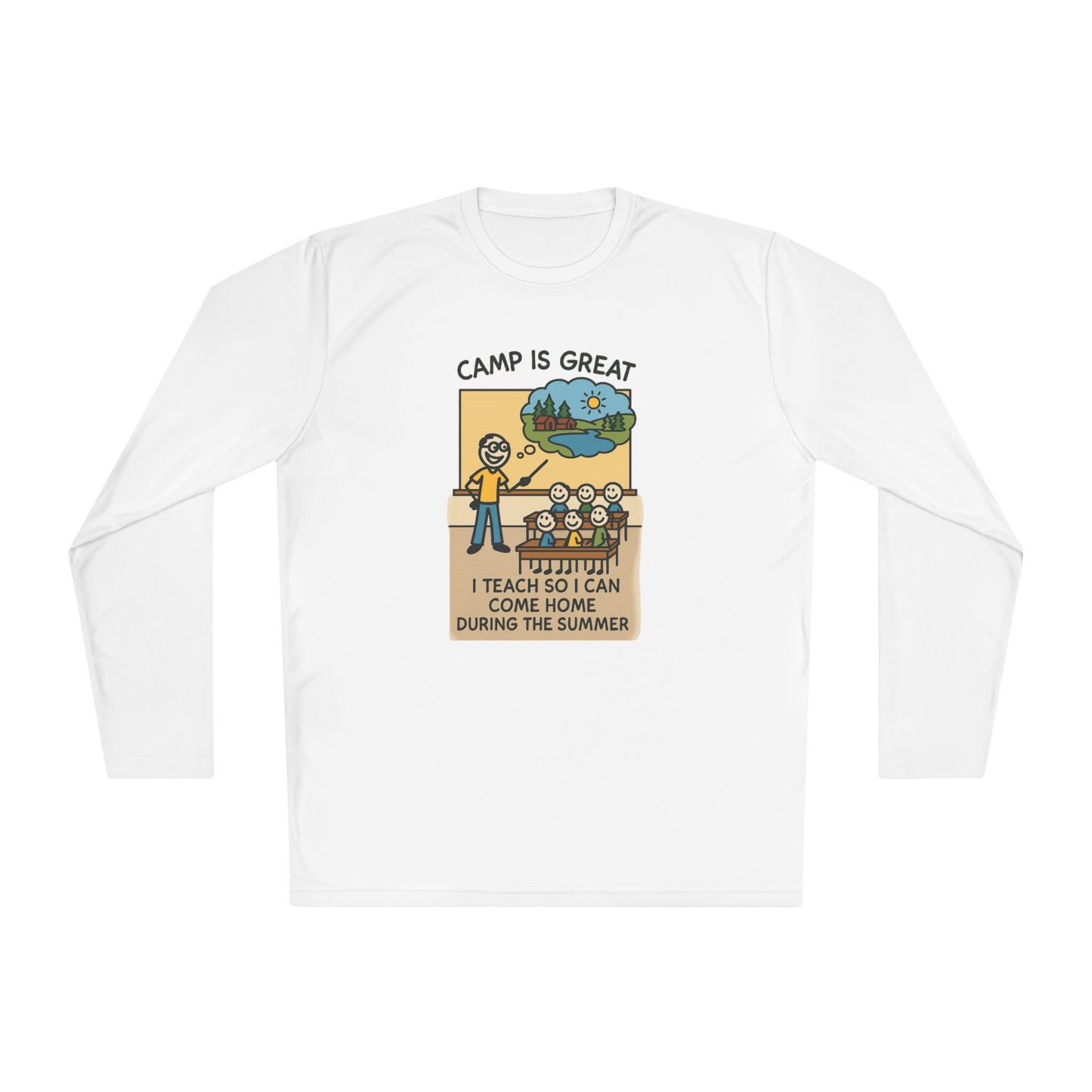 Unisex Lightweight Long Sleeve Tee Teacher