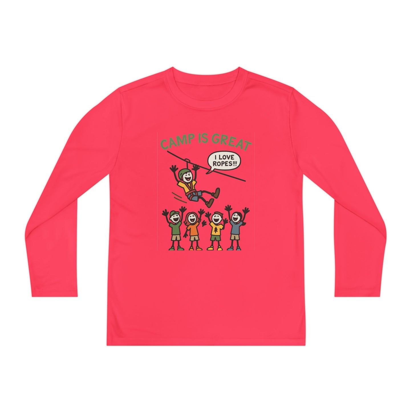 Youth Long Sleeve Competitor Tee Ropes