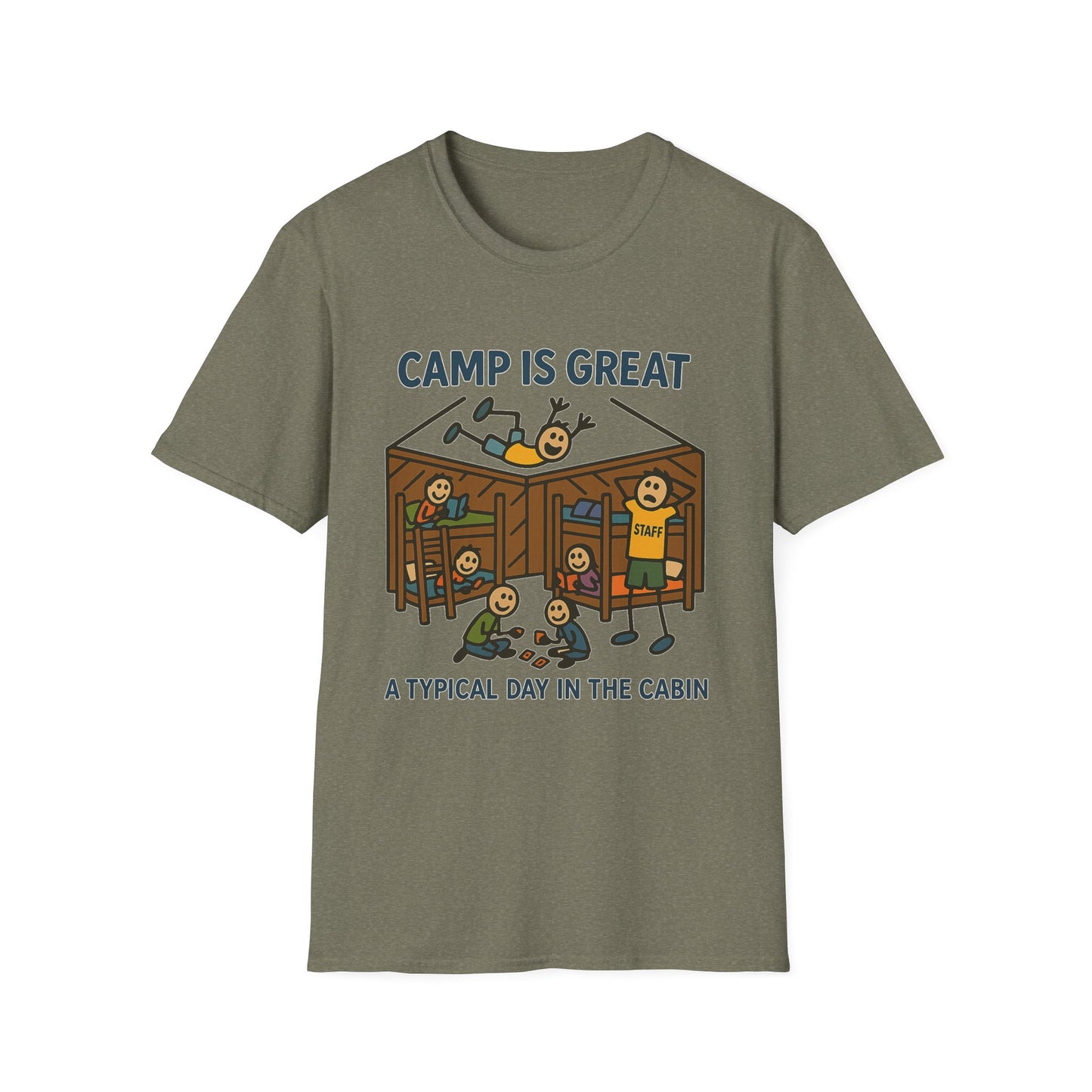 Unisex Softstyle T-Shirt Typical Day in the Cabin