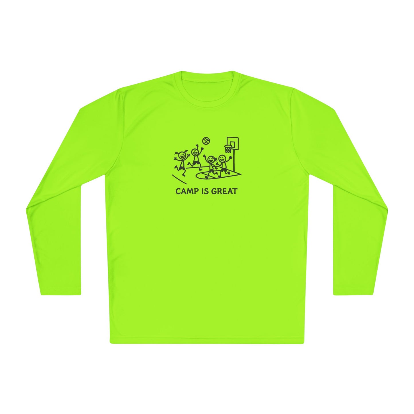 Unisex Lightweight Long Sleeve Tee Basketball