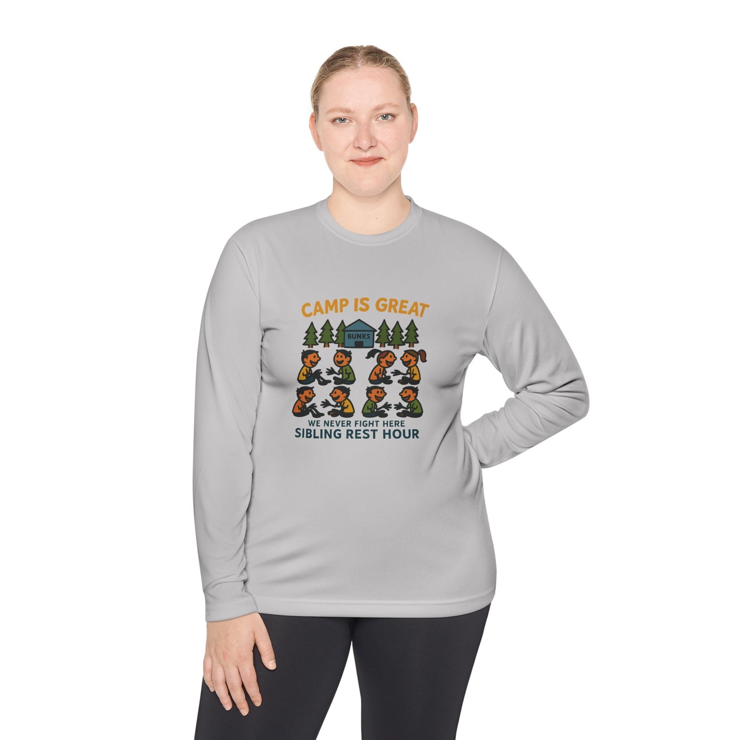 Unisex Lightweight Long Sleeve Tee Sibling Rest Hour