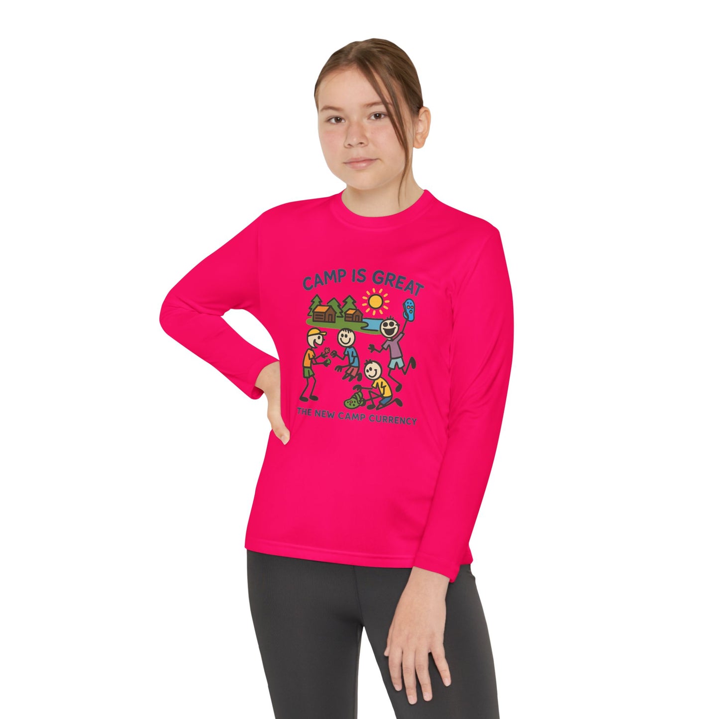 Youth Long Sleeve Competitor Tee Shoe Charms