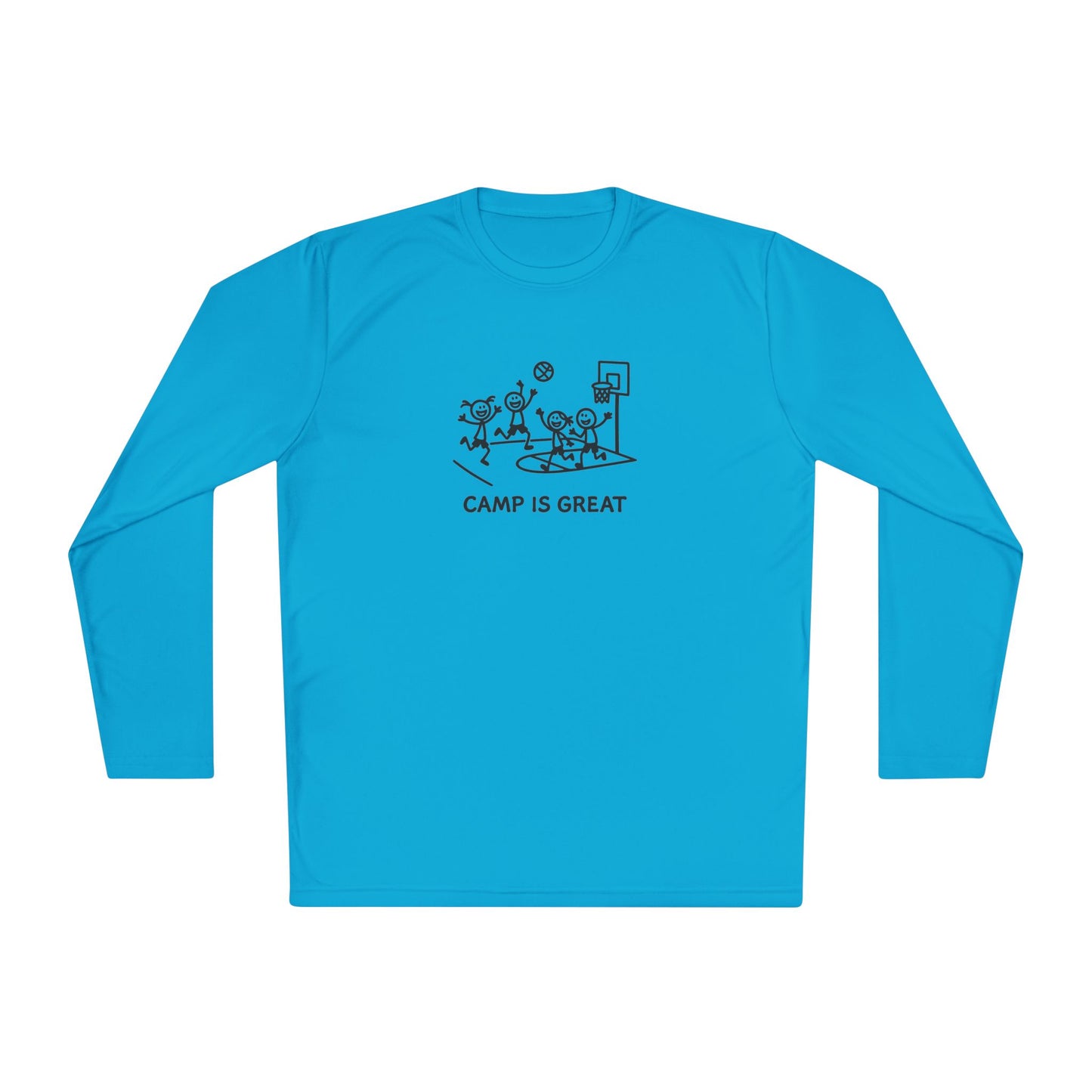 Unisex Lightweight Long Sleeve Tee Basketball