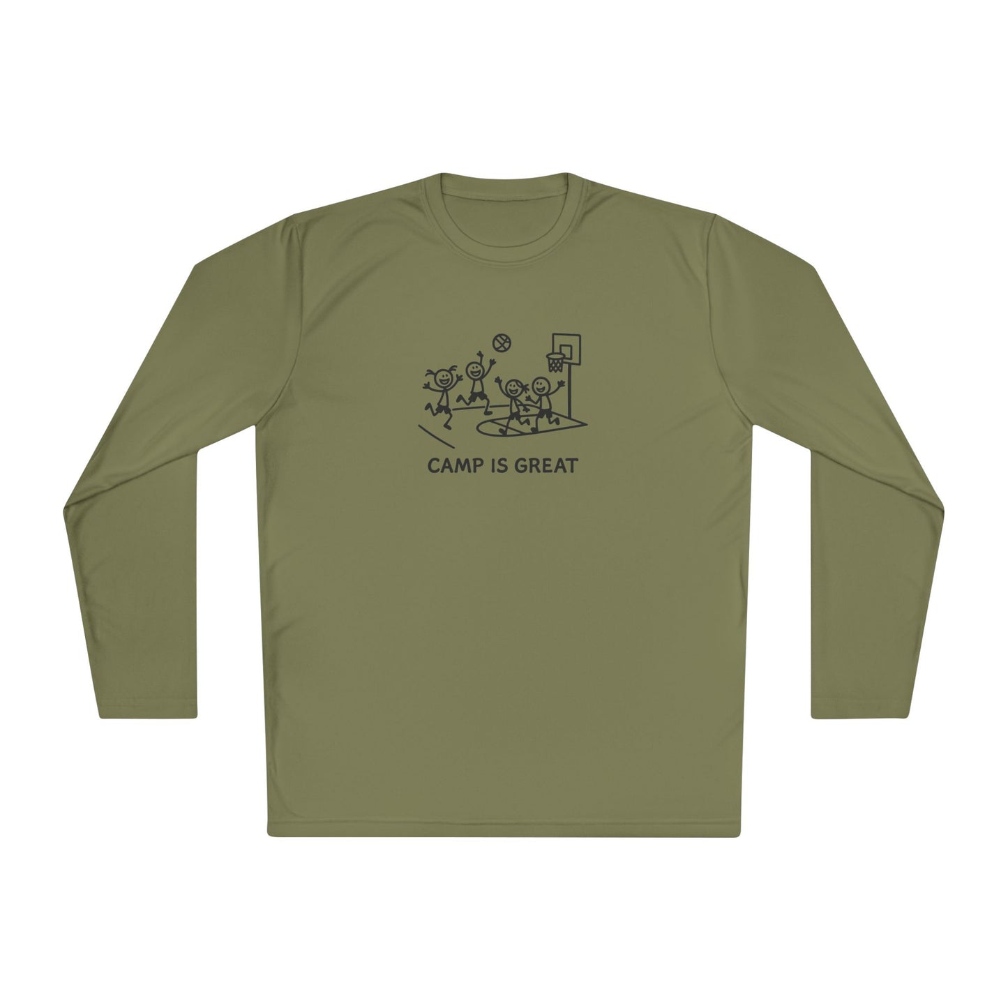 Unisex Lightweight Long Sleeve Tee Basketball