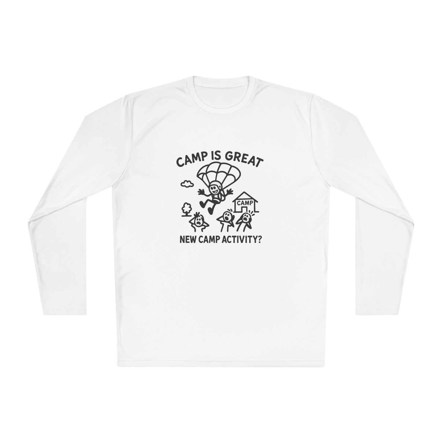 Unisex Lightweight Long Sleeve Tee Skydiving