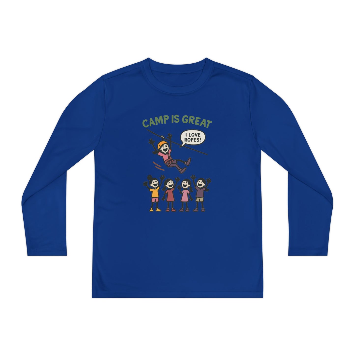 Youth Long Sleeve Competitor Tee Ropes