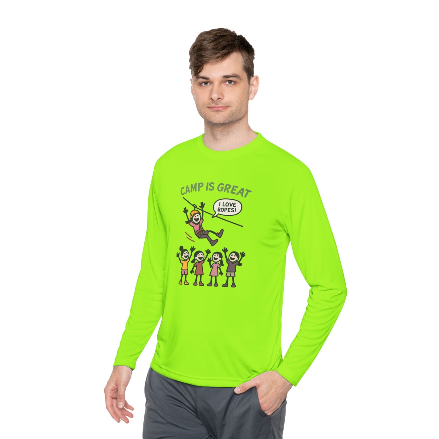 Unisex Lightweight Long Sleeve Tee Ropes