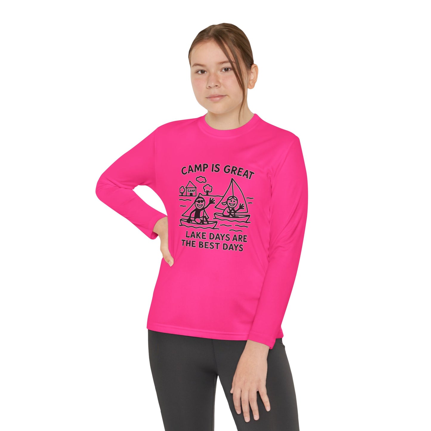 Youth Long Sleeve Competitor Tee Lake Days