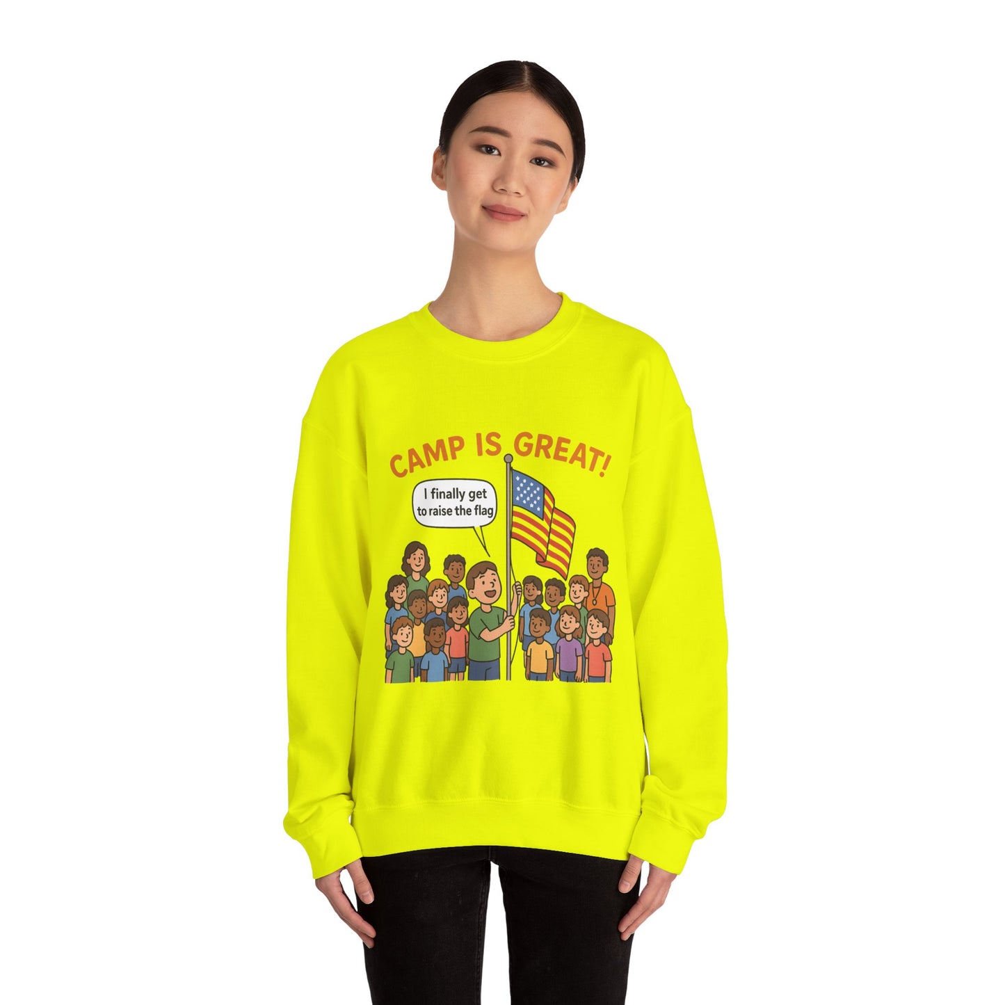 Unisex Heavy Blend™ Crewneck Sweatshirt Flag