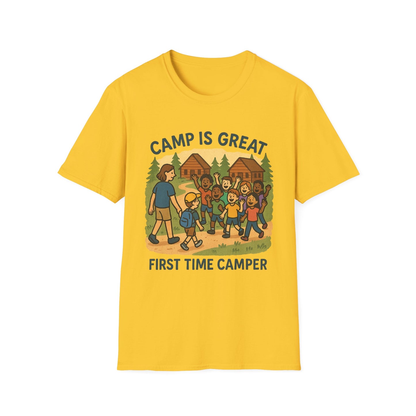 Unisex Softstyle T-Shirt First Time Camper