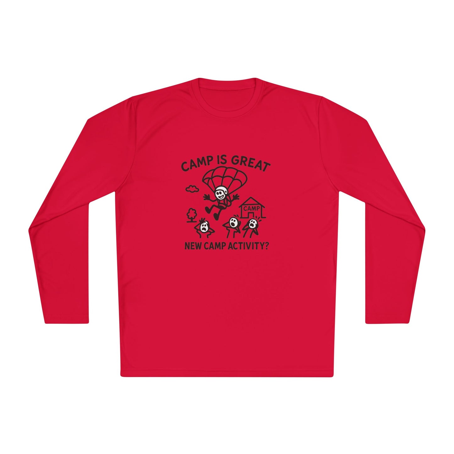 Unisex Lightweight Long Sleeve Tee Skydiving