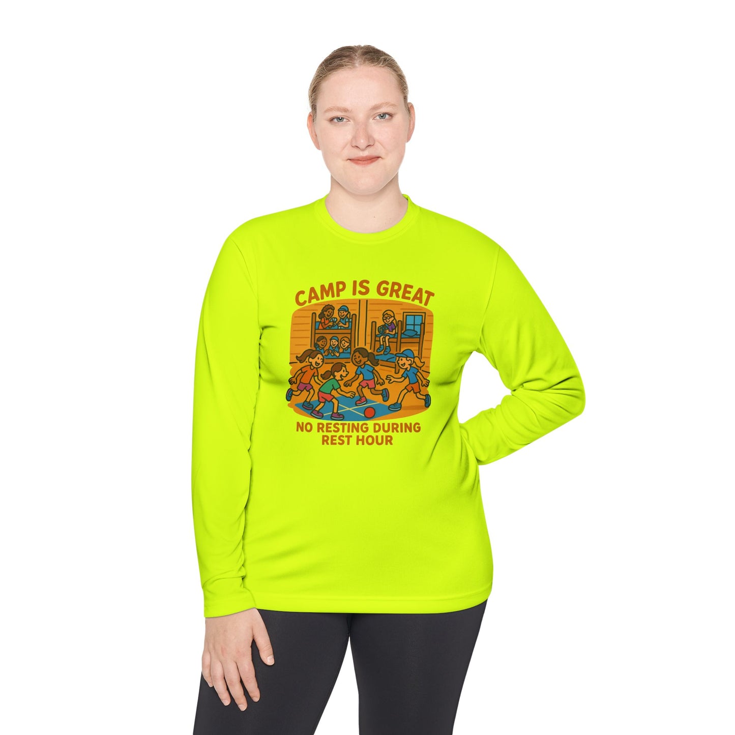 Unisex Lightweight Long Sleeve Tee Rest Hour