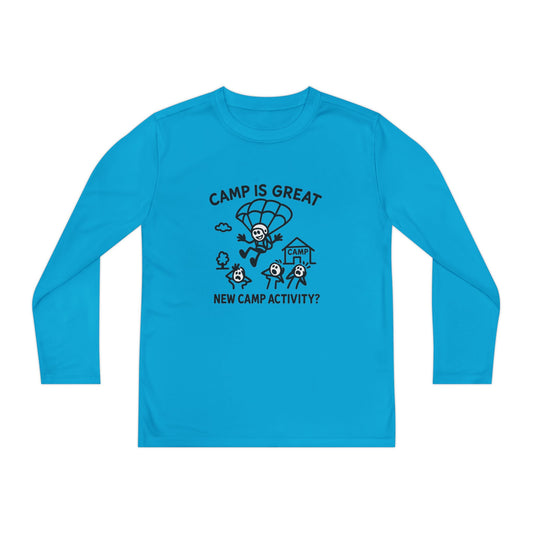 Youth Long Sleeve Competitor Tee Skydiving