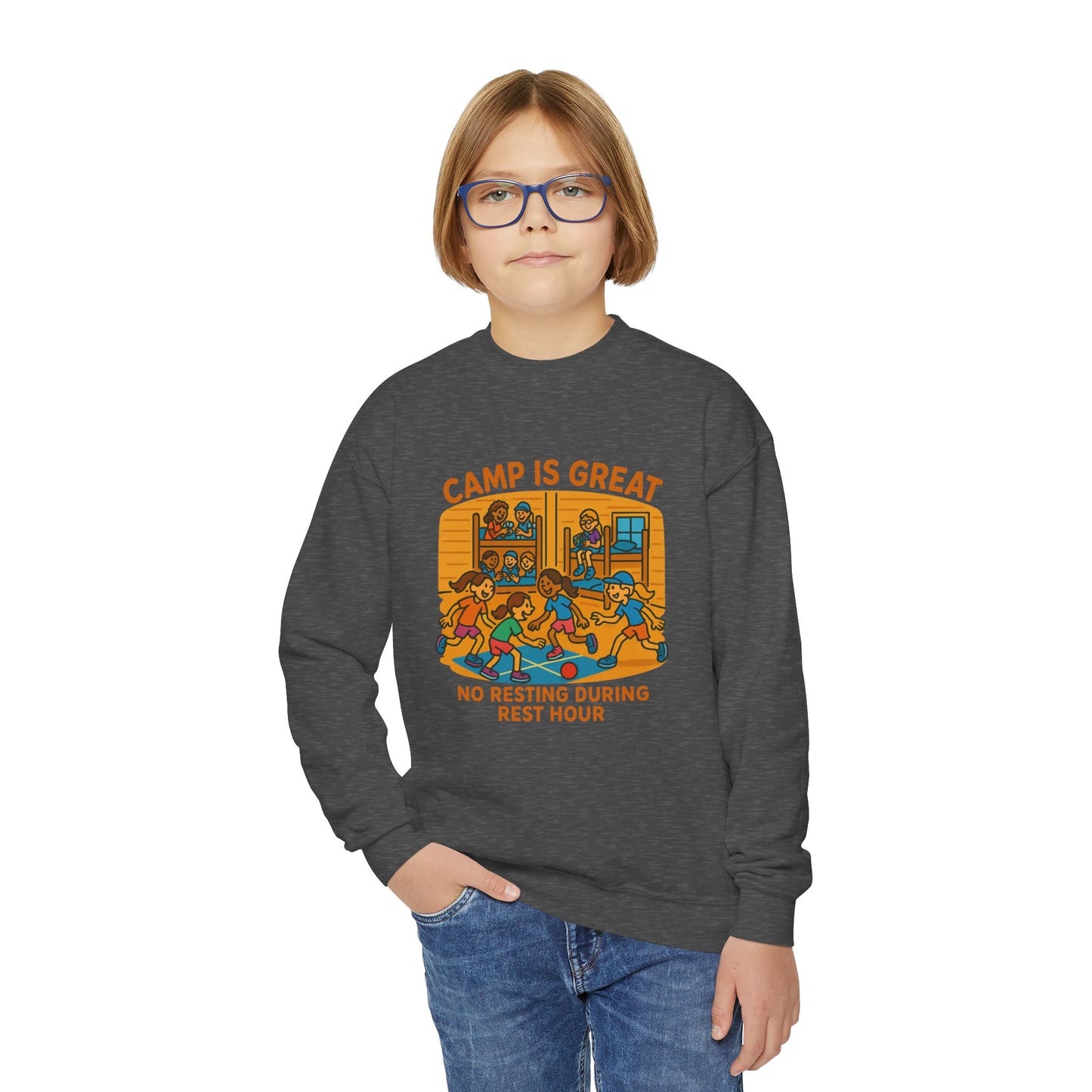 Youth Crewneck Sweatshirt Rest Hour