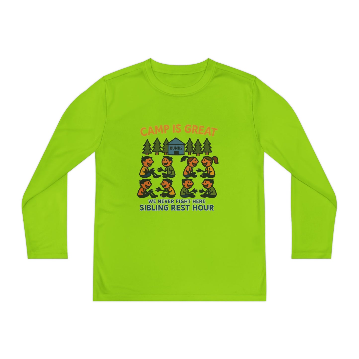 Youth Long Sleeve Competitor Tee Sibling Rest Hour